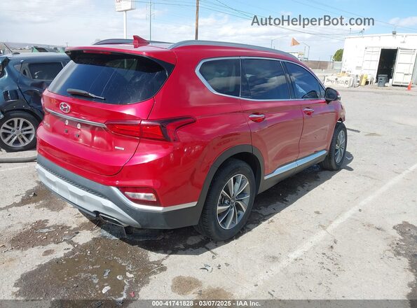 5NMS5CAD4KH039545 2019 HYUNDAI SANTA FE Red Rear right