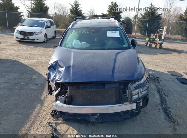 5NMS64AJ9MH362954 2021 HYUNDAI SANTA FE Blue Widok wnętrza z tyłu