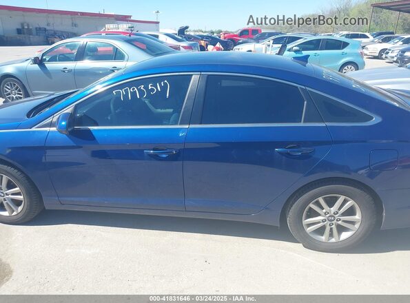 5NPE24AF7HH493040 2017 HYUNDAI SONATA Blue სალონის 360-გრადუსიანი ხედი