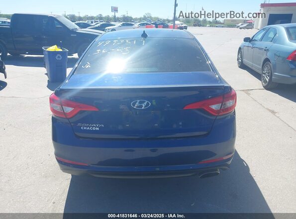 5NPE24AF7HH493040 2017 HYUNDAI SONATA Blue 