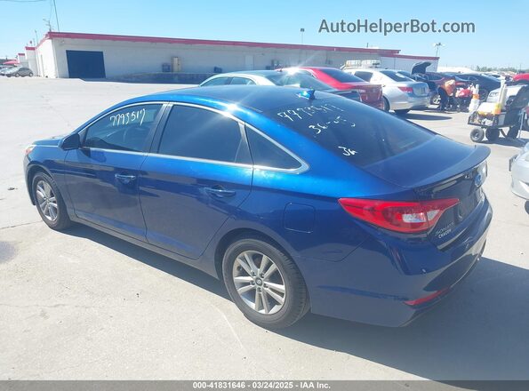 5NPE24AF7HH493040 2017 HYUNDAI SONATA Blue უკანა მარცხენა