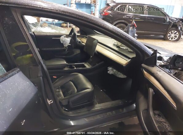 5YJ3E1EB1MF014821 2021 TESLA MODEL 3 Gray Front interior view
