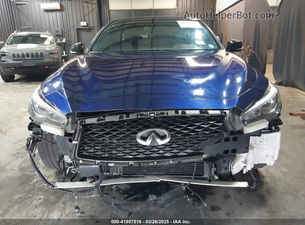 JN1FV7AR0KM830378 2019 INFINITI Q50 Dark Blue 