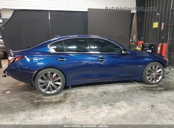 JN1FV7AR0KM830378 2019 INFINITI Q50 Dark Blue 