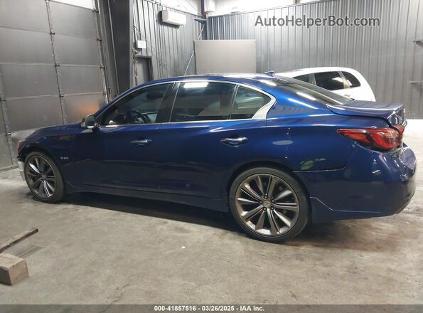 JN1FV7AR0KM830378 2019 INFINITI Q50 Dark Blue 