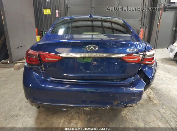 JN1FV7AR0KM830378 2019 INFINITI Q50 Dark Blue 