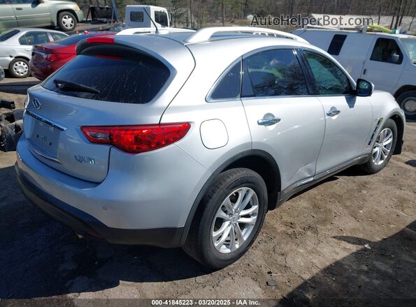 JN8CS1MW2HM414546 2017 INFINITI QX70 Silver Հետևի աջ