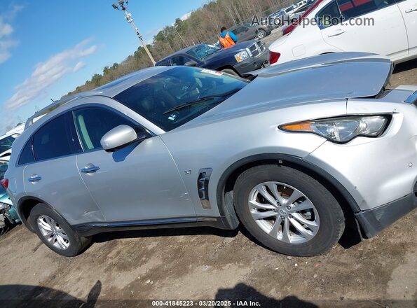 JN8CS1MW2HM414546 2017 INFINITI QX70 Silver Սարքավորումների վահանակի տեսք
