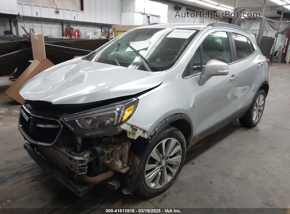 KL4CJESB7HB106610 2017 BUICK ENCORE Silver Vista tres cuartos delantera izquierda
