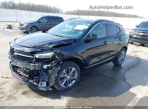 KL4MMESL4PB140264 2023 BUICK ENCORE Black Առջևի ձախ երեք քառորդ տեսարան