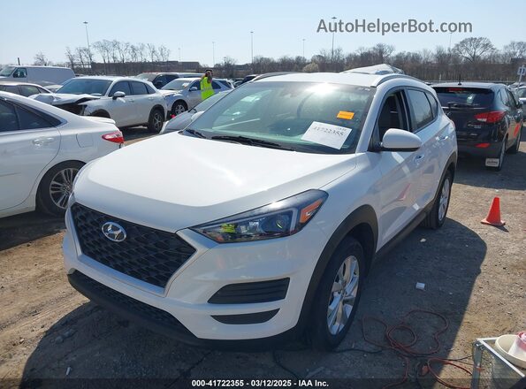 KM8J33A43MU289061 2021 HYUNDAI TUCSON Белый Передняя левая четверть