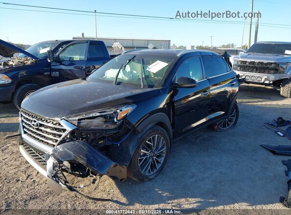 KM8J33AL3LU161991 2020 HYUNDAI TUCSON Black წინა მარცხენა ხედი სამი მეოთხედიდან