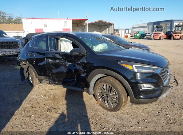 KM8J33AL3LU161991 2020 HYUNDAI TUCSON Black უკანა სალონის ხედი