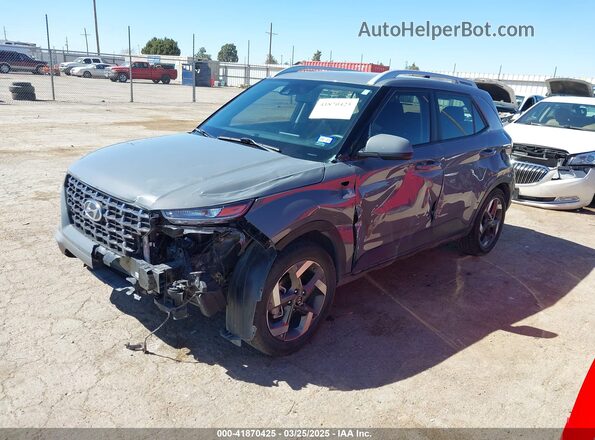 KMHRC8A39MU116720 2021 HYUNDAI VENUE Gray Передня ліва чверть