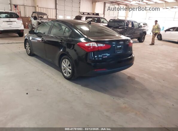 KNAFX4A69G5589706 2016 KIA FORTE Черный Задняя левая четверть