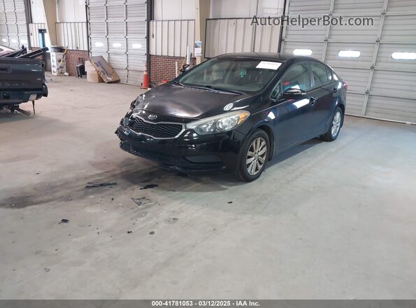 KNAFX4A69G5589706 2016 KIA FORTE Черный Передняя левая четверть