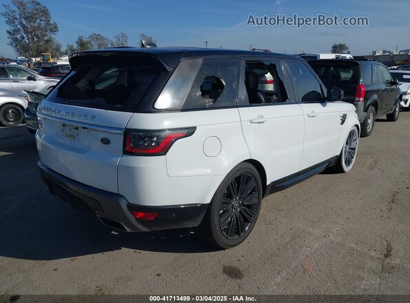 SALWR2RV4JA194496 2018 LAND ROVER RANGE ROVER SPORT White Tył prawy