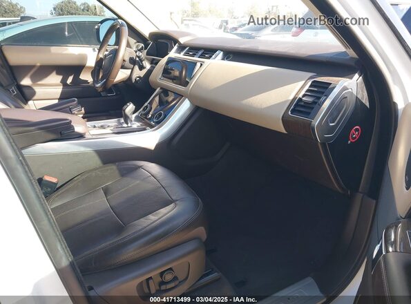 SALWR2RV4JA194496 2018 LAND ROVER RANGE ROVER SPORT White Widok wnętrza z przodu