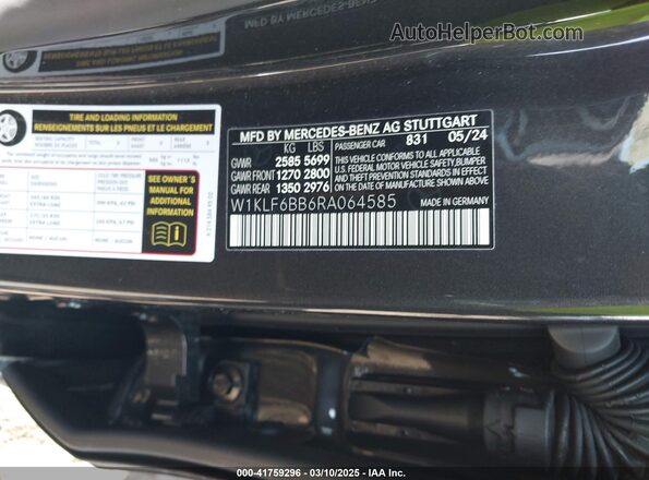 W1KLF6BB6RA064585 2024 MERCEDES-BENZ E-CLASS Gray Engine compartment view