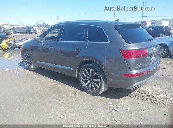 WA1LHAF76JD035811 2018 AUDI Q7 Gray Trasero izquierdo