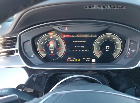WAULDAF86PN008988 2023 AUDI OTHER Black Вид щитка приладів
