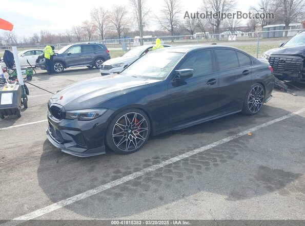 WBA5R1C01LFH36248 2020 BMW 3 SERIES Black Առջևի ձախ երեք քառորդ տեսարան