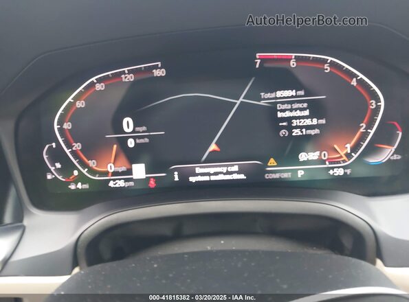 WBA5R1C01LFH36248 2020 BMW 3 SERIES Black Հետևի նստատեղերի տեսք