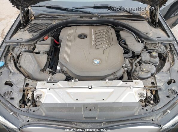 WBA5U7C0XLAF54160 2020 BMW 3 SERIES Black უკანა ხედი
