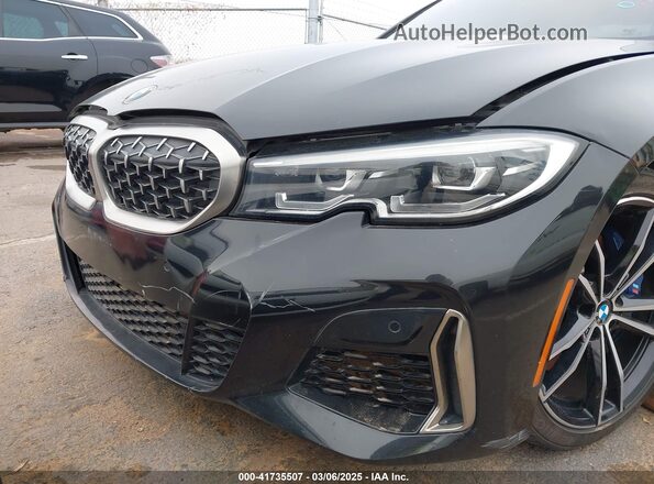 WBA5U7C0XLAF54160 2020 BMW 3 SERIES Black წინა ხედი