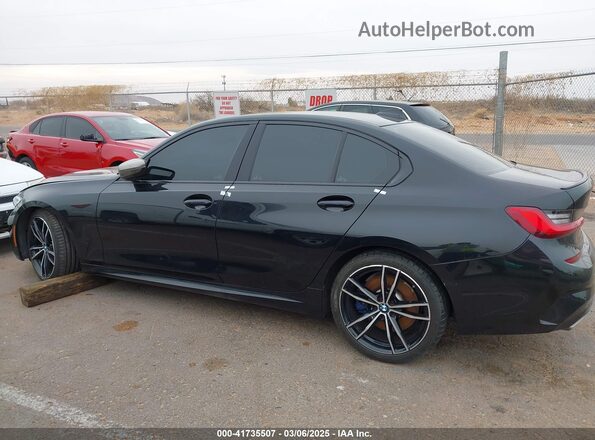 WBA5U7C0XLAF54160 2020 BMW 3 SERIES Black უკანა სალონის ხედი