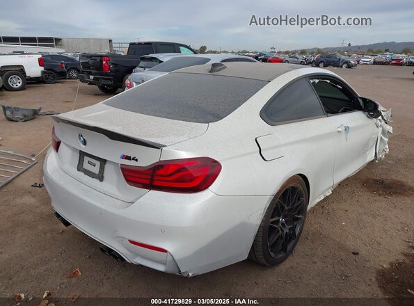 WBS4Y9C00LFH65779 2020 BMW M4 White Rear right