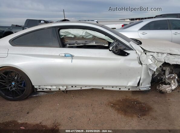 WBS4Y9C00LFH65779 2020 BMW M4 White Rear interior view