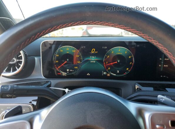 WDD3G4FB3KW005255 2019 MERCEDES-BENZ A White Սարքավորումների վահանակի տեսք