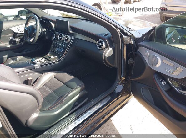 WDDWJ6EB1JF619067 2018 MERCEDES-BENZ AMG C 43 Black წინა სალონის ხედი