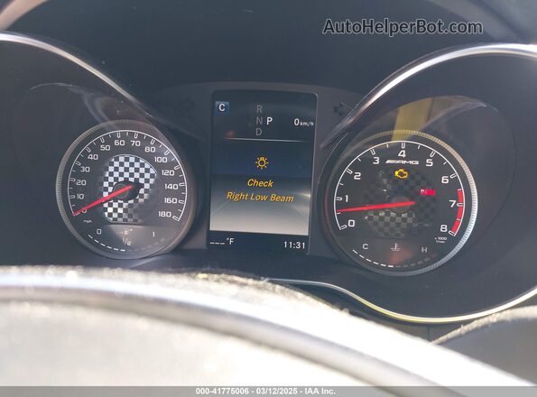 WDDWJ6EB1JF619067 2018 MERCEDES-BENZ AMG C 43 Black უკანა სავარძლების ხედი