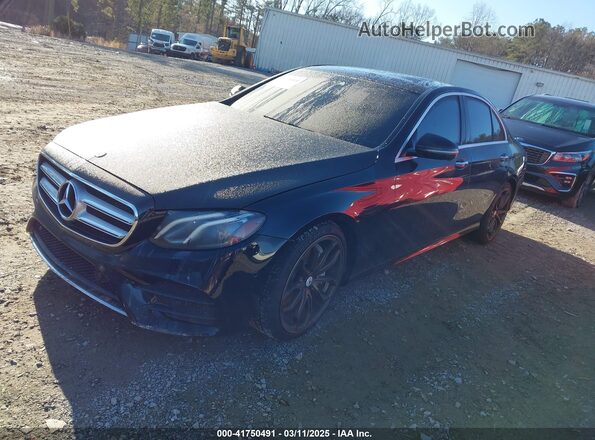 WDDZF4JBXJA438328 2018 MERCEDES-BENZ E-CLASS Black Առջևի ձախ երեք քառորդ տեսարան