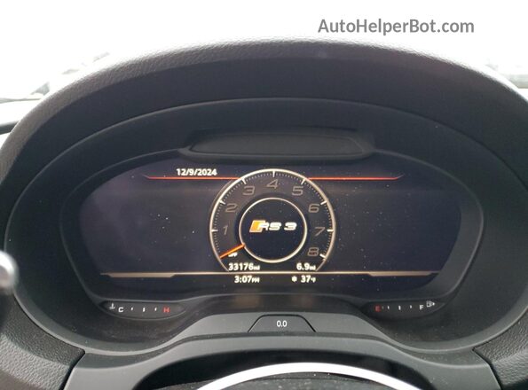 WUABWGFF6LA901855 2020 AUDI RS3 Gray Instrument cluster view