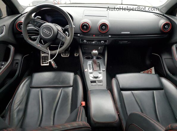 WUABWGFF6LA901855 2020 AUDI RS3 Gray Dashboard view