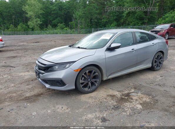 19XFC2F89ME003745 2021 HONDA CIVIC Silver Przód lewy