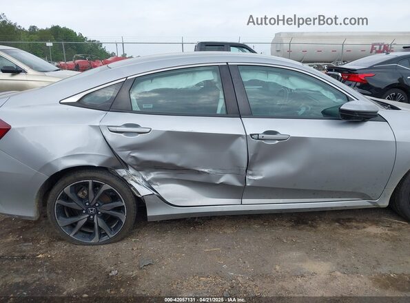 19XFC2F89ME003745 2021 HONDA CIVIC Silver Widok z przodu