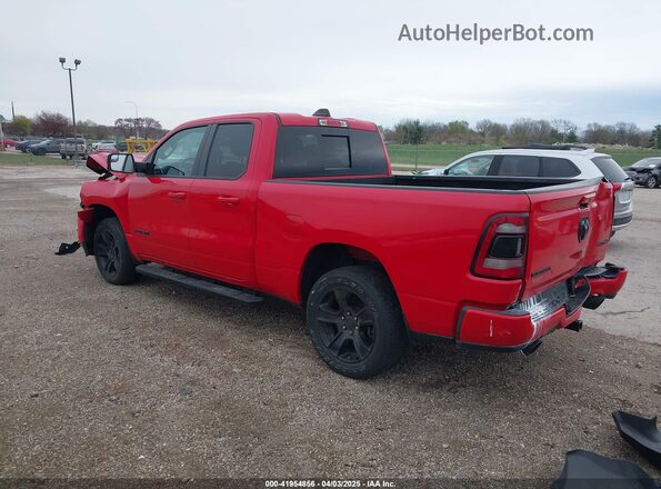 1C6SRFBT0MN540666 2021 RAM 1500 Red Задня ліва чверть