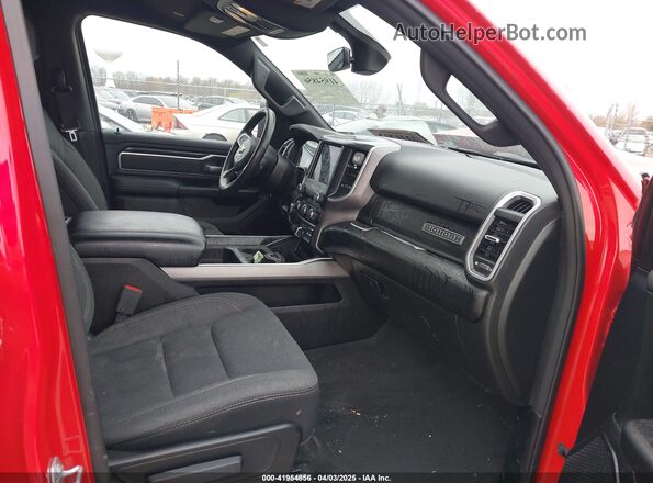1C6SRFBT0MN540666 2021 RAM 1500 Red Вид салону спереду