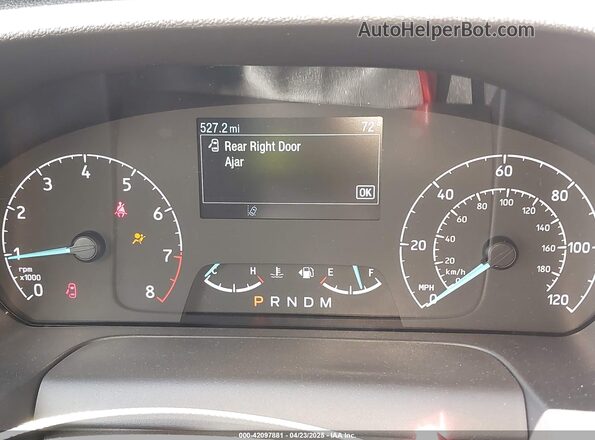 1FBAX9Y82RKB84992 2024 FORD PASSENGER White უკანა სავარძლების ხედი