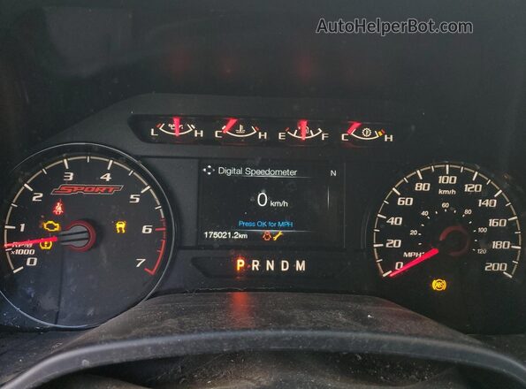 1FTEW1EP0LFC35645 2020 FORD F150 Gray ხელსაწყოთა პანელის ხედი