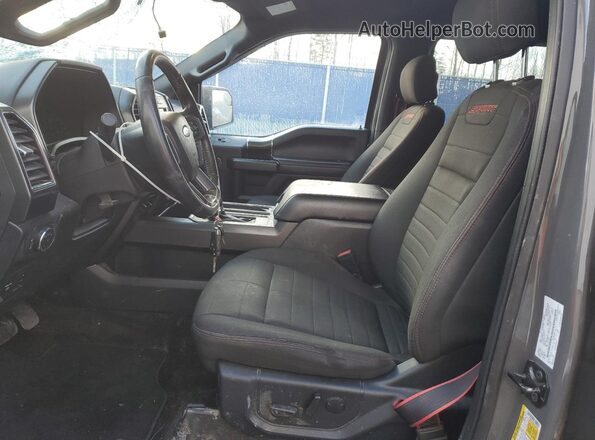 1FTEW1EP0LFC35645 2020 FORD F150 Gray წინა სალონის ხედი