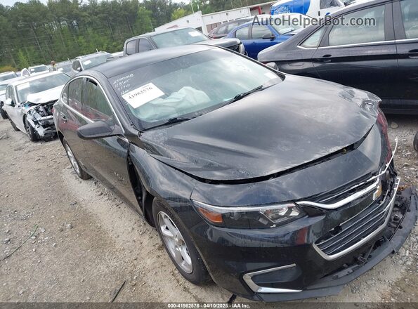 1G1ZB5ST0JF113170 2018 CHEVROLET MALIBU Black Rear interior view