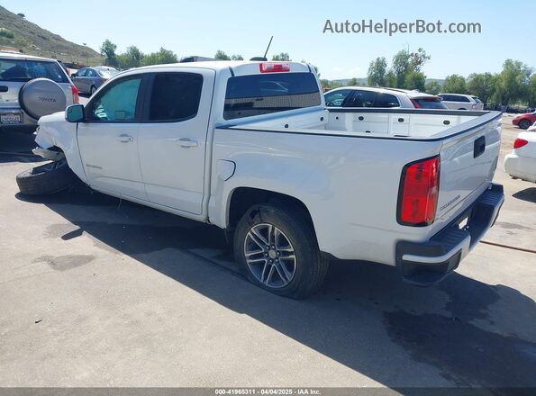 1GCGSBEA4M1296212 2021 CHEVROLET COLORADO White Trasero izquierdo