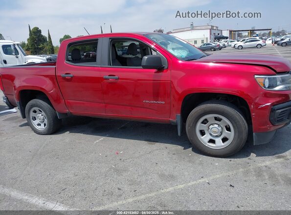 1GCGSBEN8M1232810 2021 CHEVROLET COLORADO Красный Вид щитка приборов