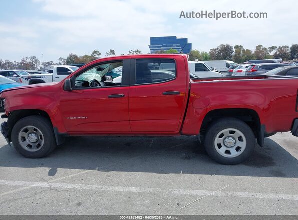 1GCGSBEN8M1232810 2021 CHEVROLET COLORADO Красный Вид задней части салона