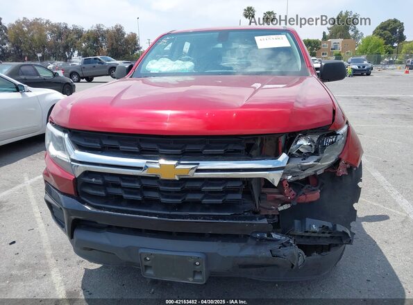1GCGSBEN8M1232810 2021 CHEVROLET COLORADO Красный Вид панели приборов